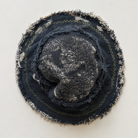 Marble & Embroidery Cotton Hat - Agam