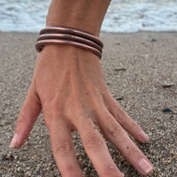 Single Rose Gold Metallic bracelet - Size 1