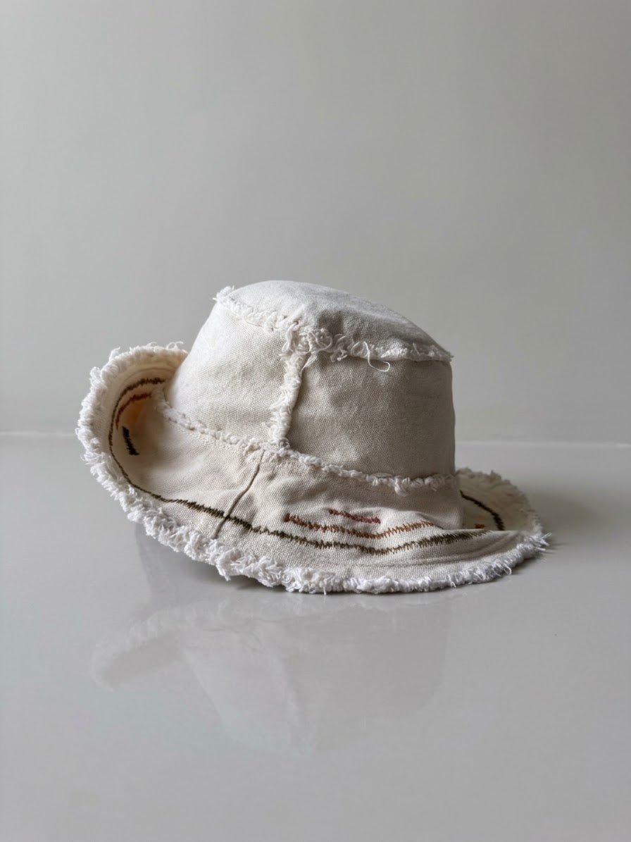 Embroidery Cotton Hat - Meiki