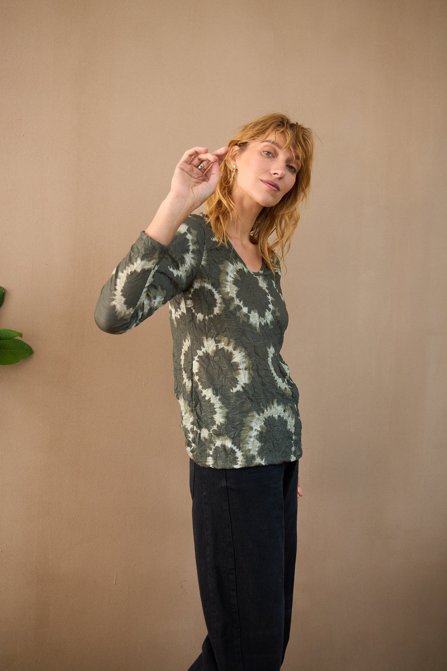 Natanela | Top | Olive