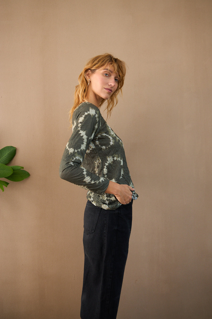 Natanela | Top | Olive