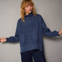 Turtleneck jumper - Blue