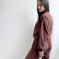 Cropped Jumper - Brown