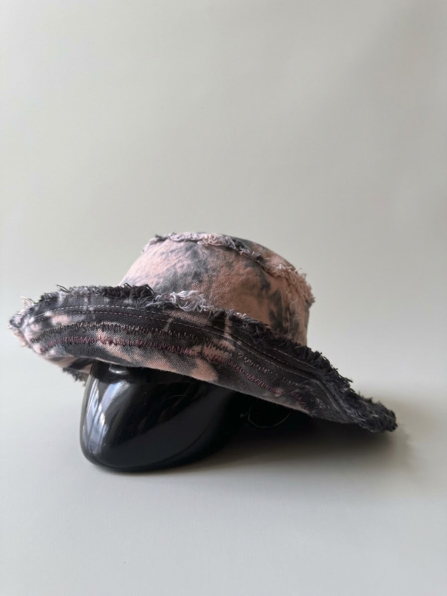 Marble & Embroidery Cotton Hat - Noit