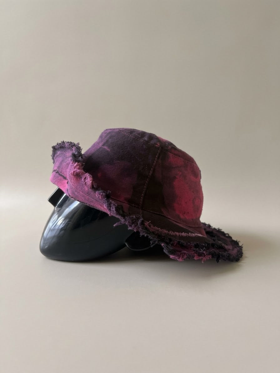 Embroidery & wash Cotton Hat - Carmel