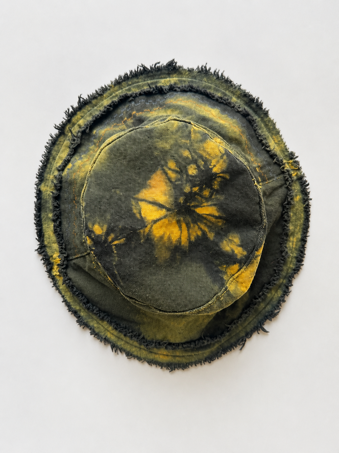 Embroidery & wash Cotton Hat - Or