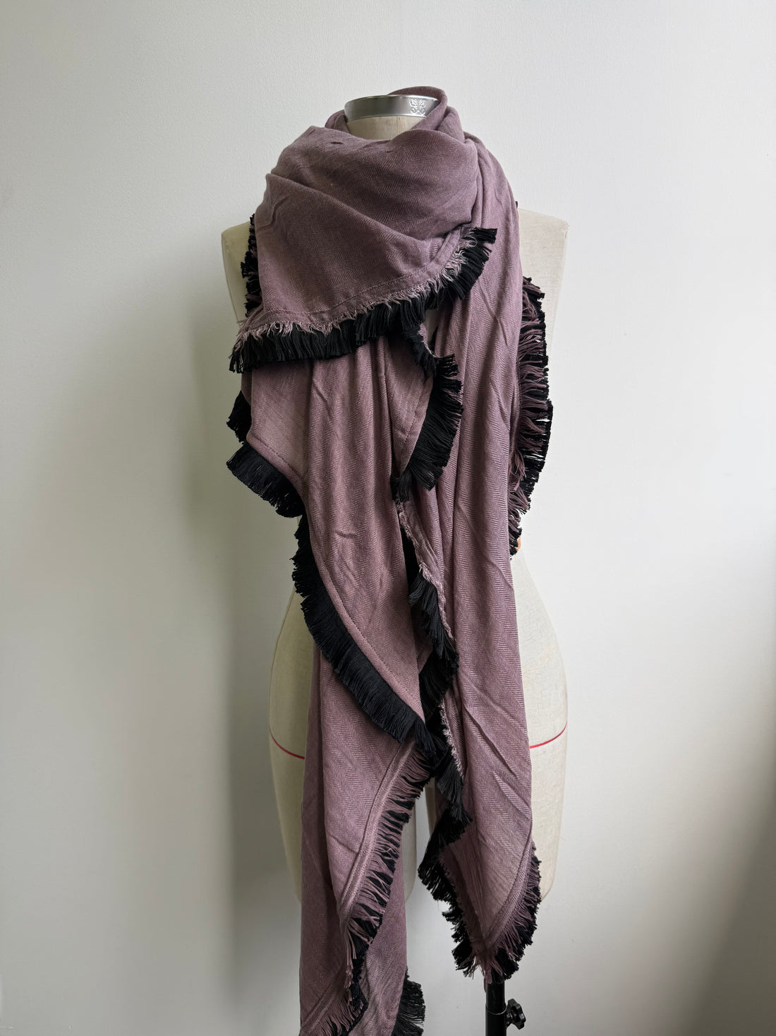 Extra large scarf - Smokey purple