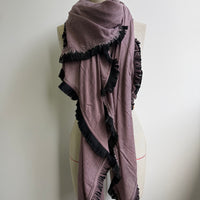 Extra large scarf - Smokey purple