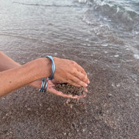 Single Light blue Metallic bracelet - Size 1