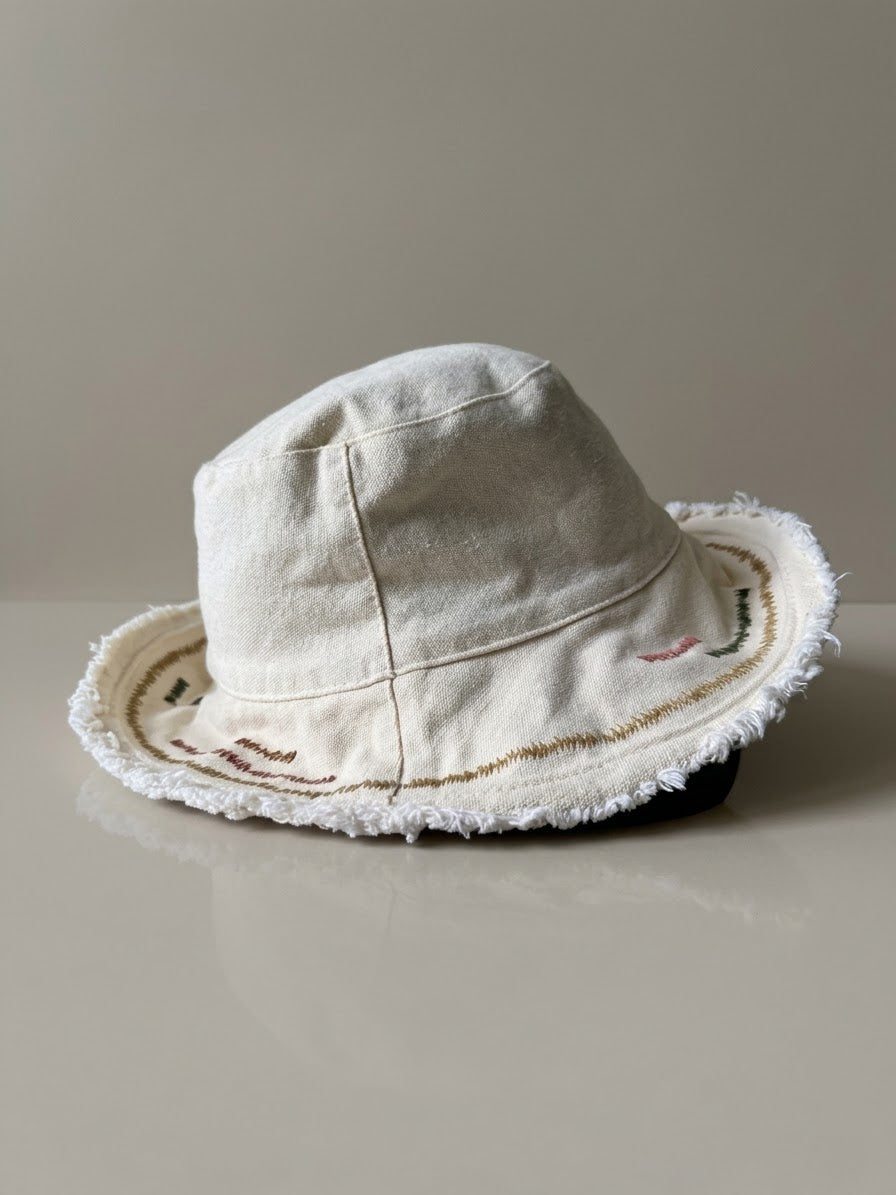 Embroidery Cotton Hat - Meiki