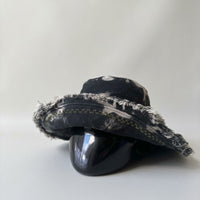 Marble & Embroidery Cotton Hat - Agam