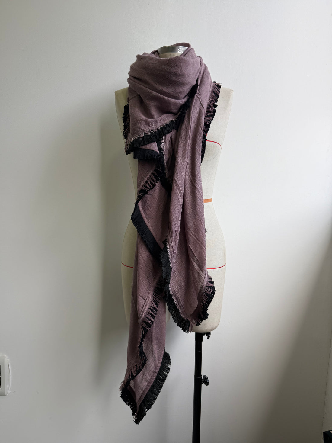 Extra large scarf - Smokey purple