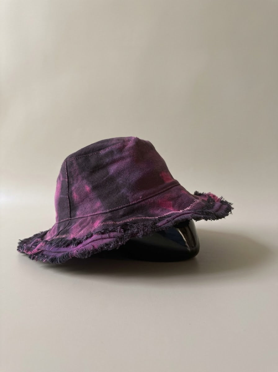 Embroidery & wash Cotton Hat - Carmel