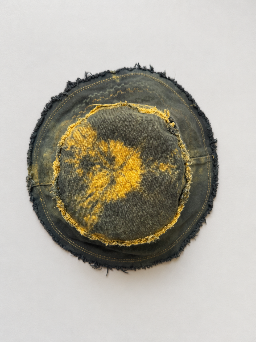 Embroidery & wash Cotton Hat - Or