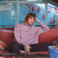 Turtleneck jumper - pink