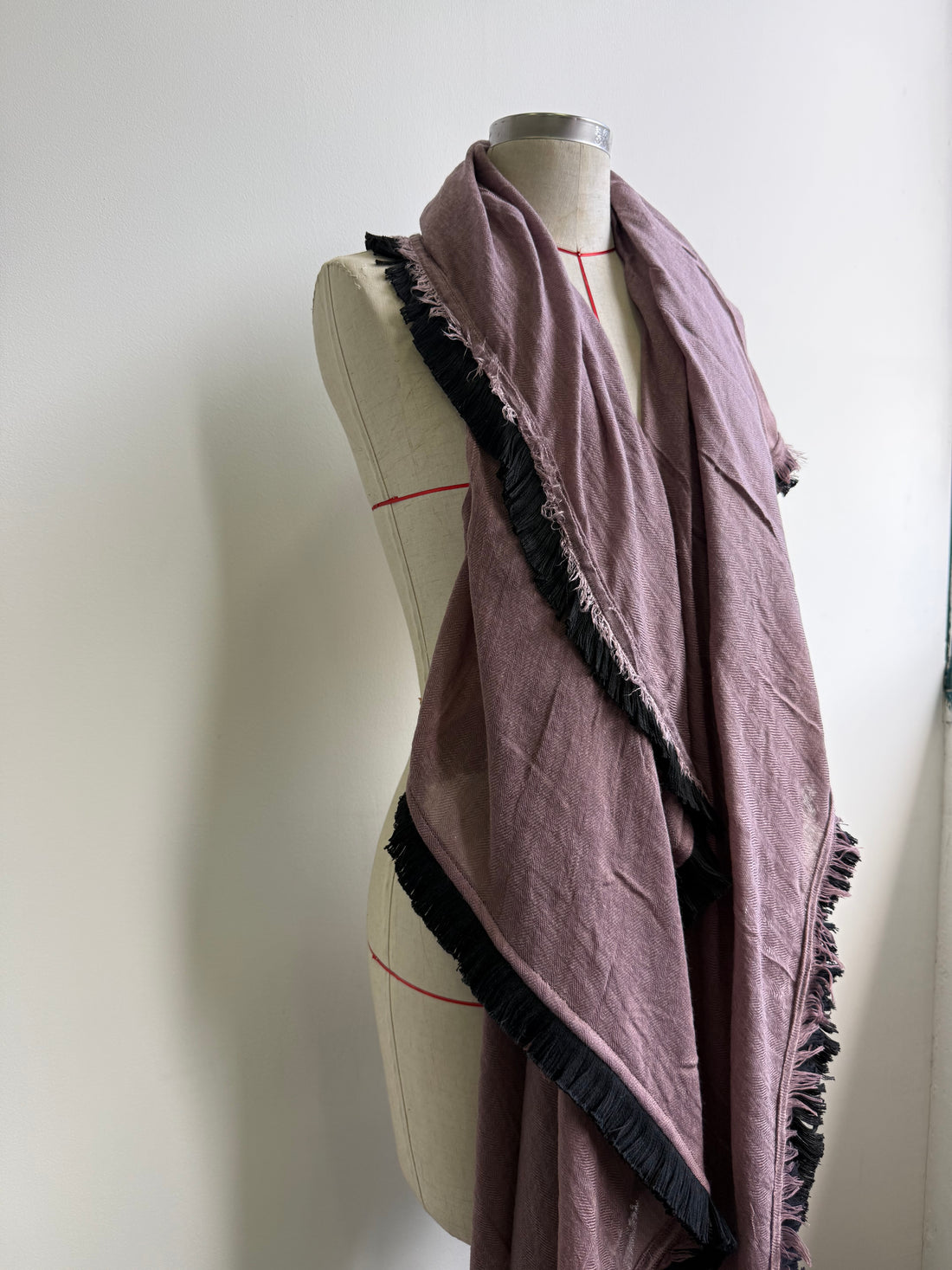 Extra large scarf - Smokey purple
