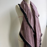 Extra large scarf - Smokey purple