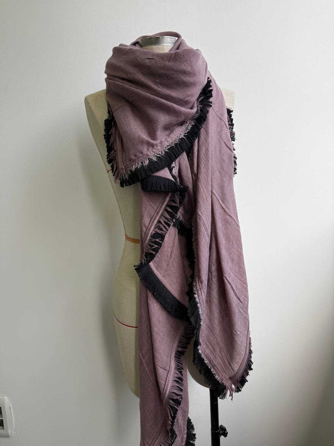 Extra large scarf - Smokey purple
