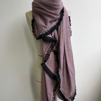 Extra large scarf - Smokey purple