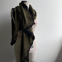 Extra large scarf - Olive