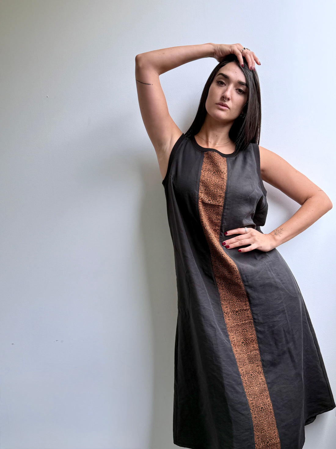 A line dress - tribal print