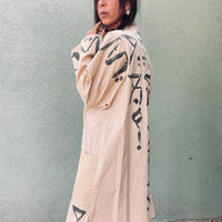 Ros X Macchia Script Kimono #1