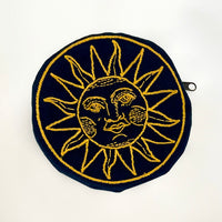 Sun Fabric Pouch - Blue