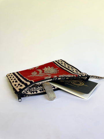 Block Print Case - Flower & Leaves