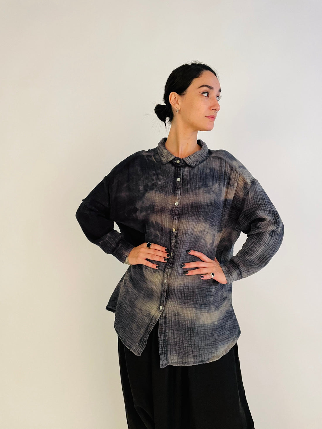 Phibi button-up Tetra  shirt