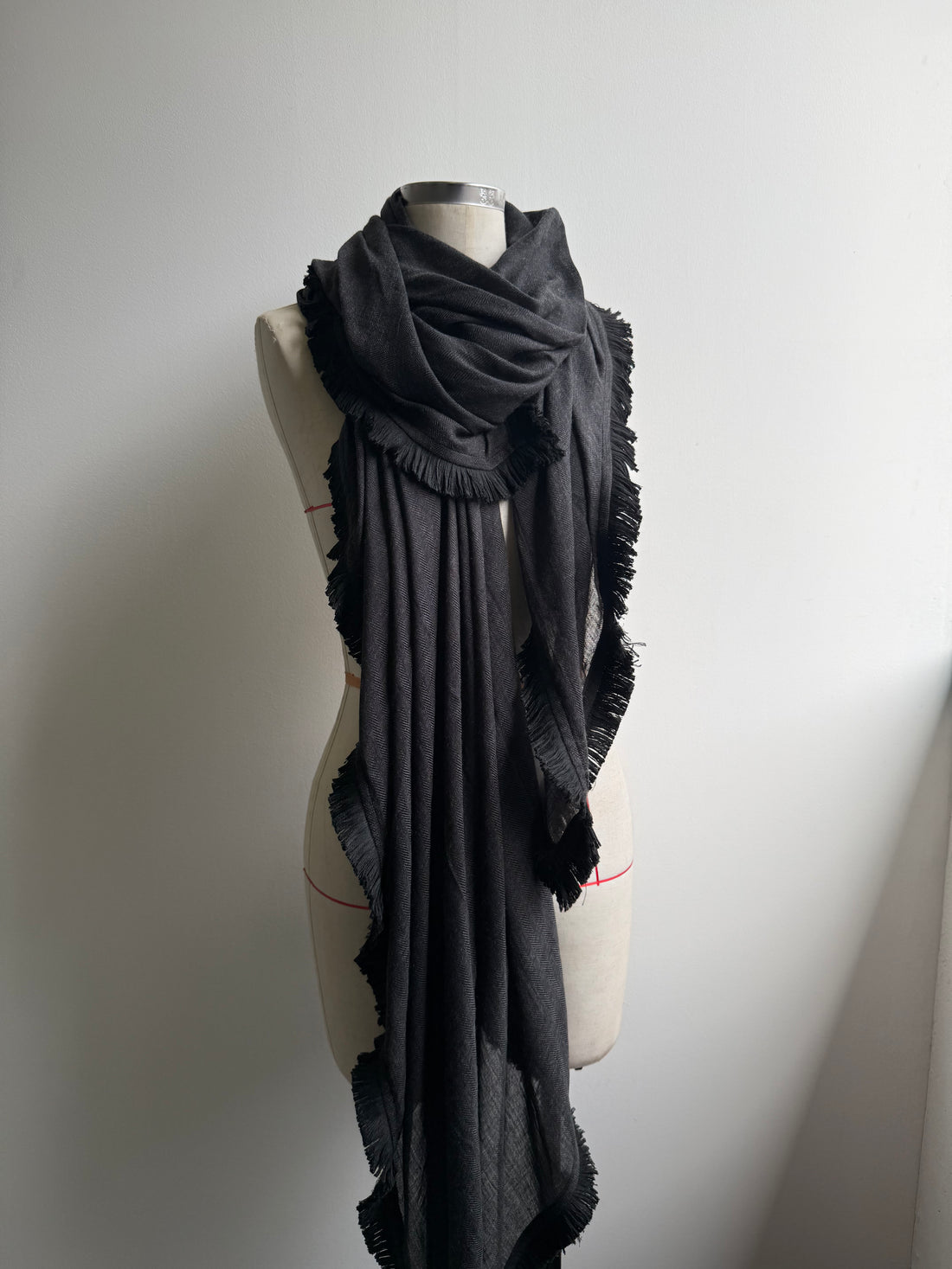 Extra large scarf - Grey