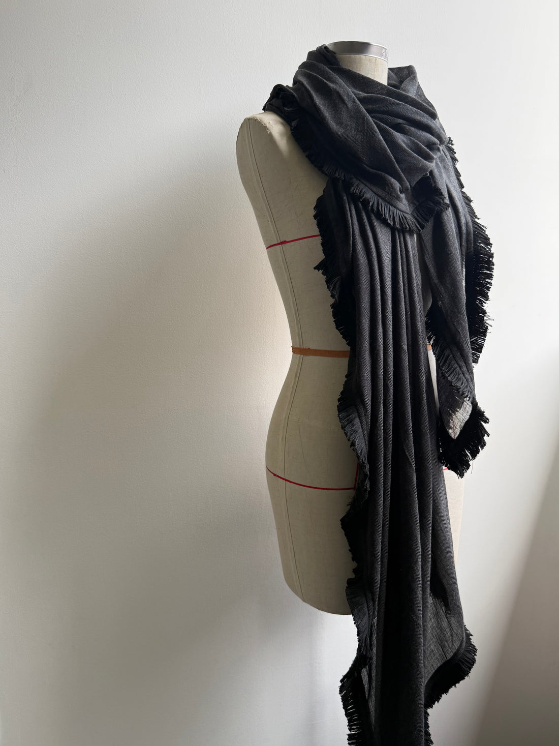 Extra large scarf - Grey