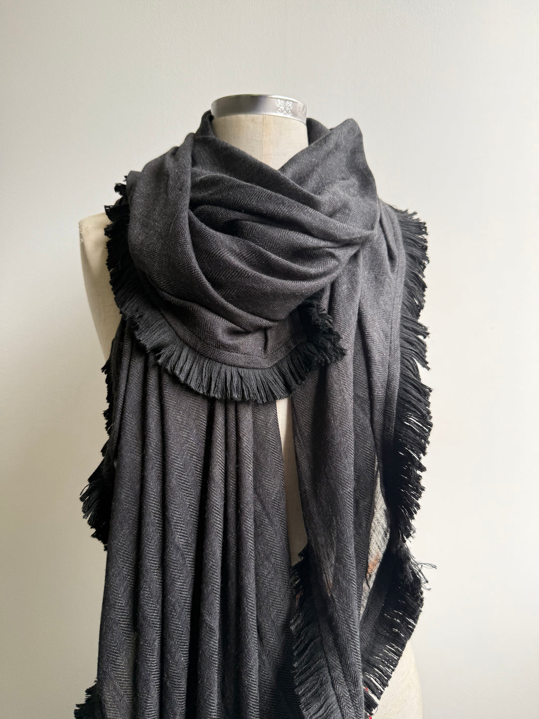 Extra large scarf - Grey