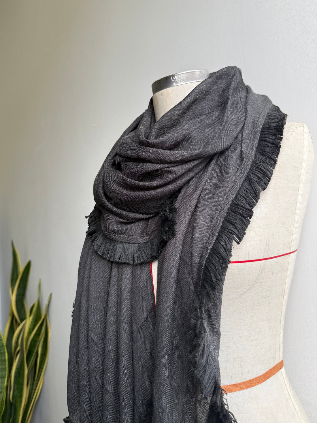 Extra large scarf - Grey