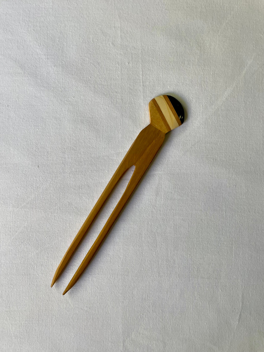 Wooden Hair Pin - June