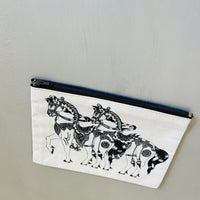 Imperial Horse - canvas zipper case