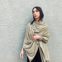 Olive Lycra Shawl