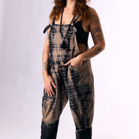 Dyed cotton Jumpsuit - Or