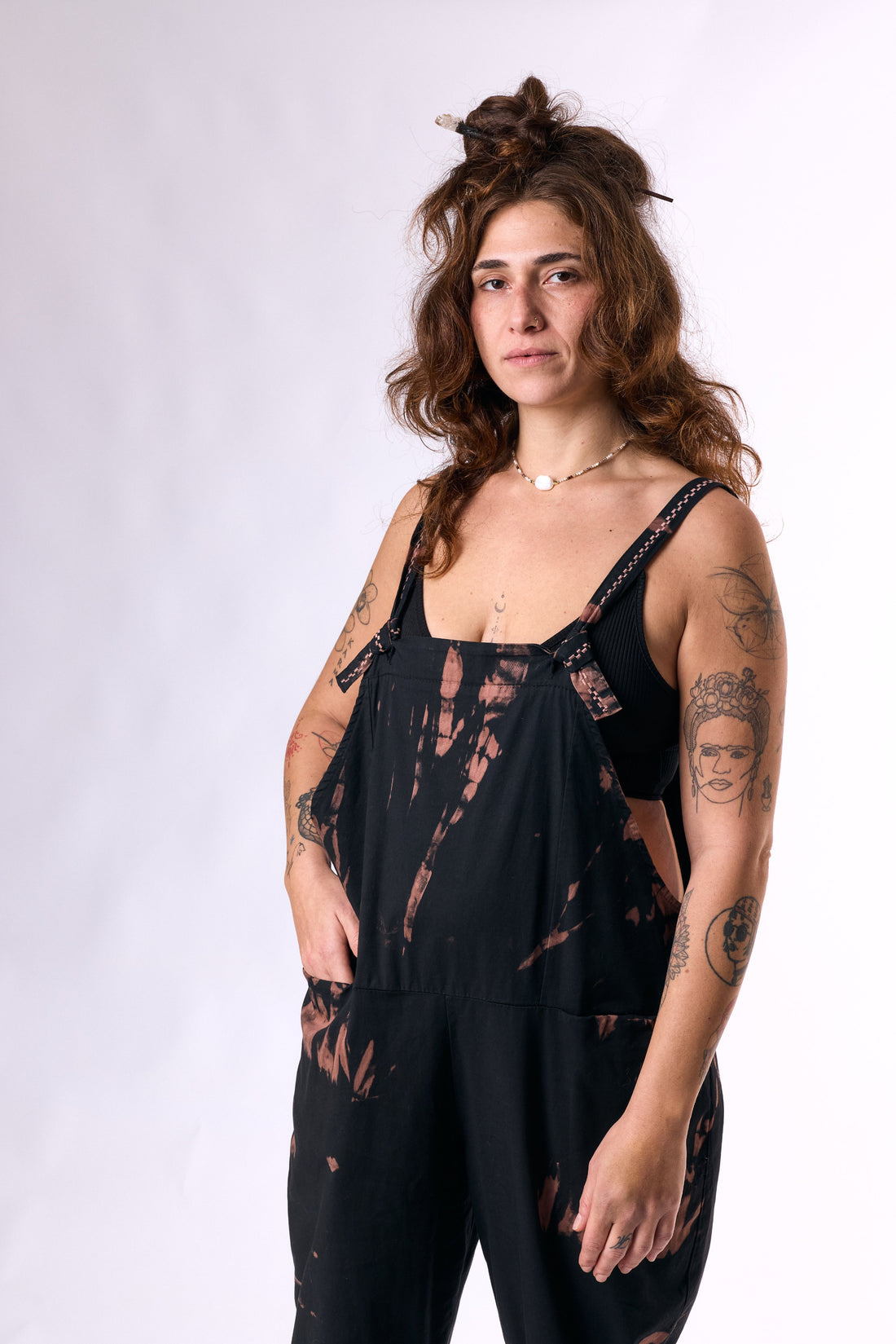 Cotton Embroidery Jumpsuit - Ruth