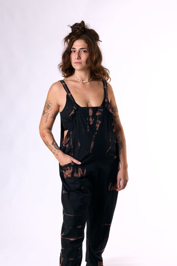 Cotton Embroidery Jumpsuit - Ruth