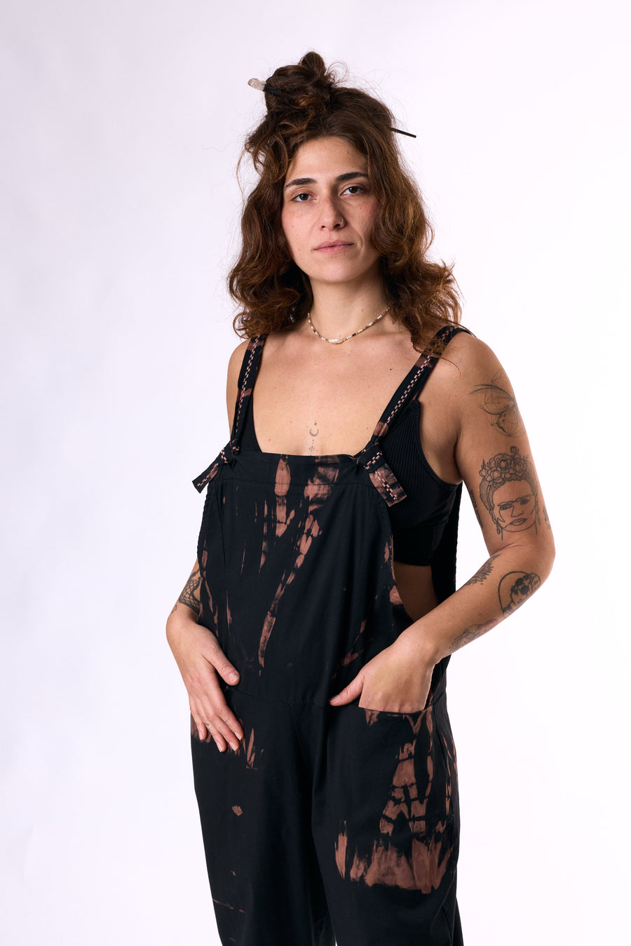 Cotton Embroidery Jumpsuit - Ruth