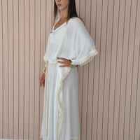 Galabia Dress - White