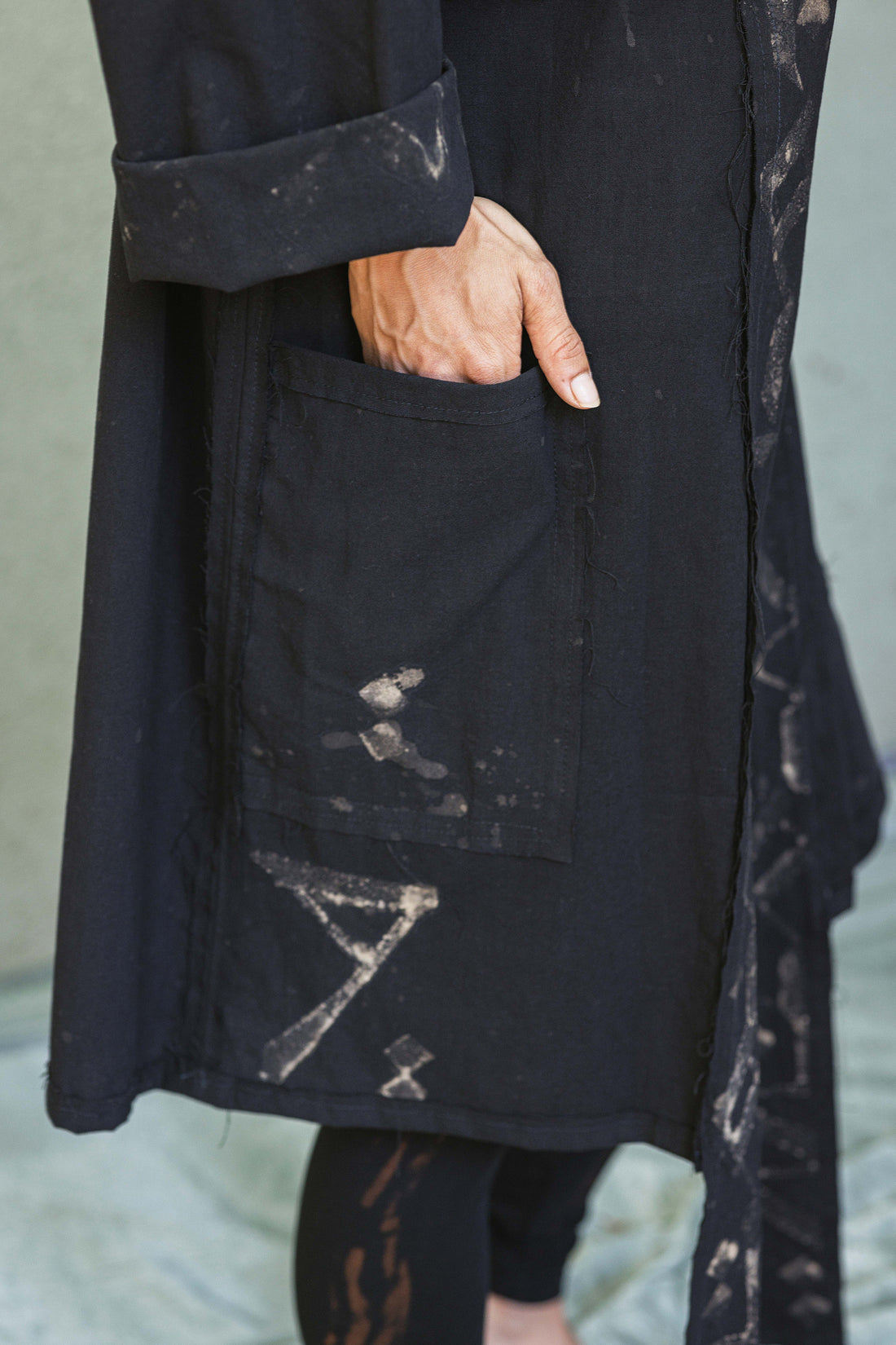 Ros X Macchia Script Kimono #3