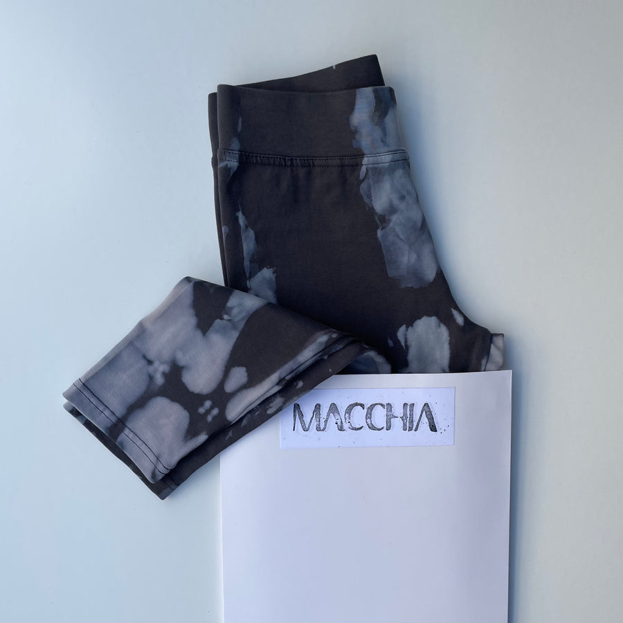 Tie Dye Yoga Leggings - Grey shades