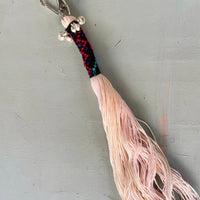 Tassel Key Chain Holder - Pink