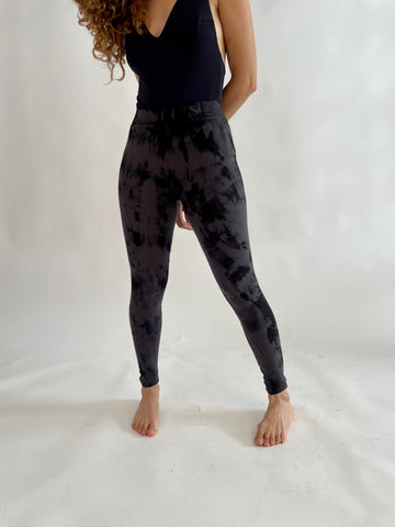 טייץ טאי דאי כותנה - שחור 