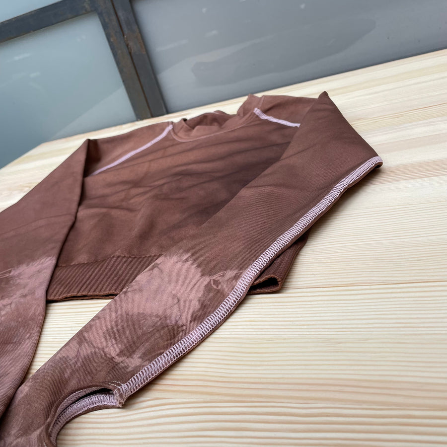 Brown Fade - Crop Top