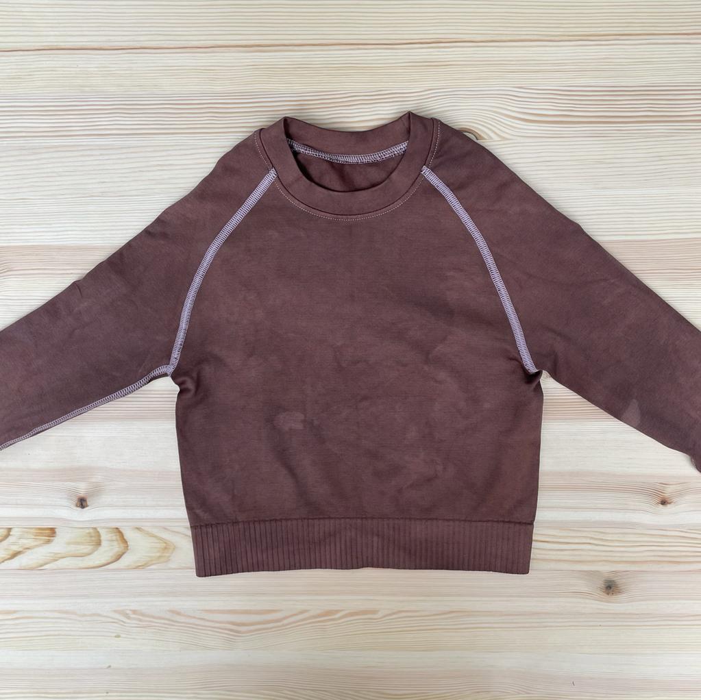 Brown Fade - Crop Top