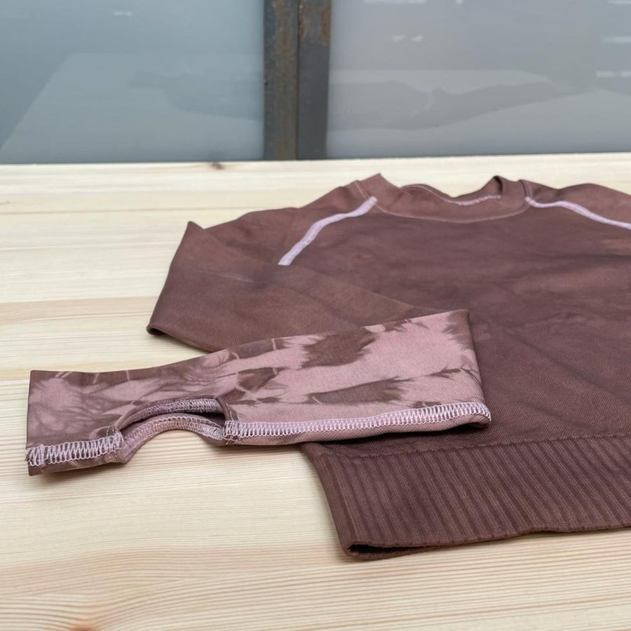 Brown Fade - Crop Top