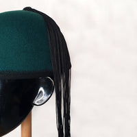 Unique modern fez Hat - green